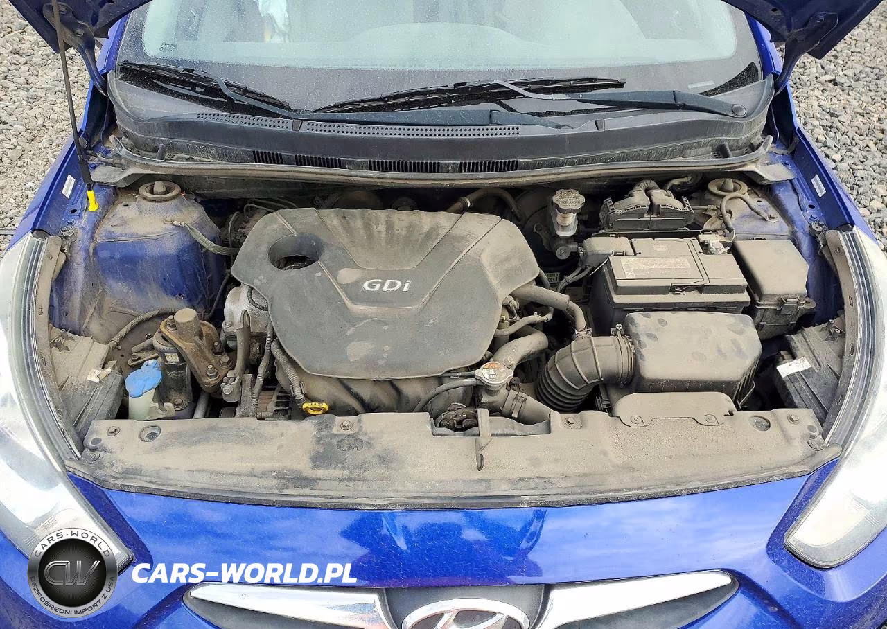 2013 Hyundai Accent Gls VIN:KMHCT4AE4DU446524 - 11