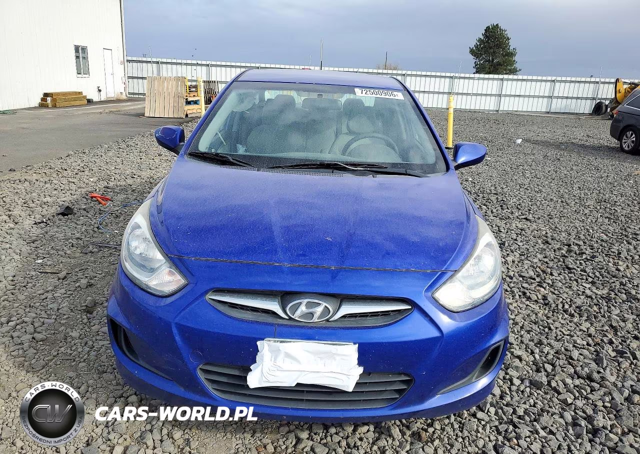 2013 Hyundai Accent Gls VIN:KMHCT4AE4DU446524 - 5