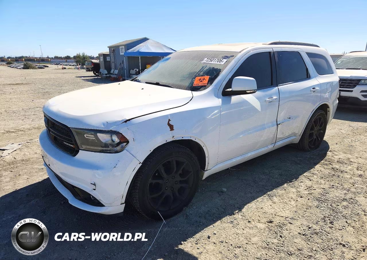 2017 Dodge Durango Gt VIN:1C4RDHDG9HC669590 - 1
