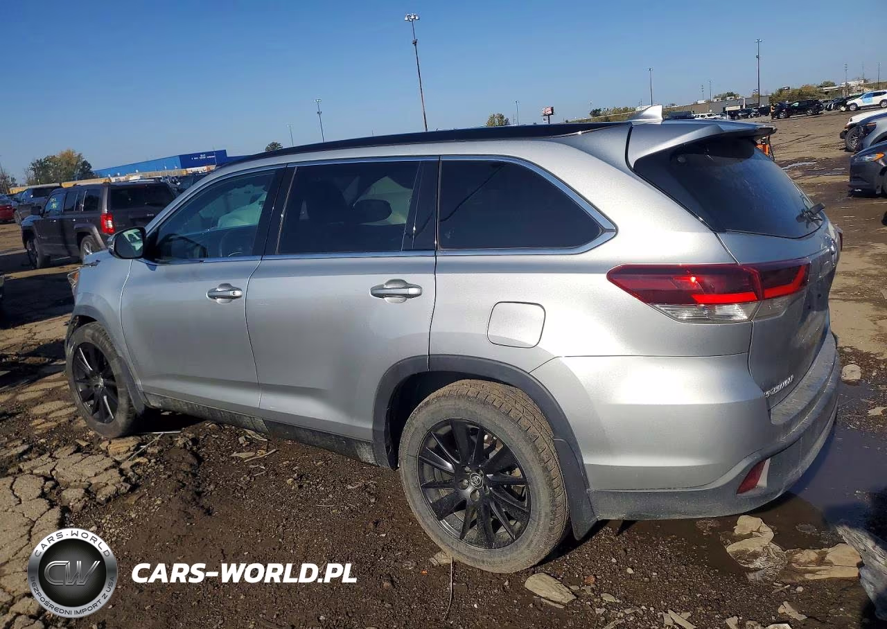 2019 Toyota Highlander Se VIN:5TDJZRFH1KS603986 - 2