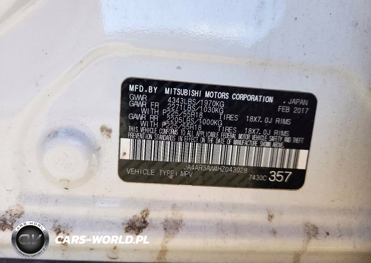 2017 Mitsubishi Outlander Sport Es VIN:JA4AR3AW4HZ043028 - 13