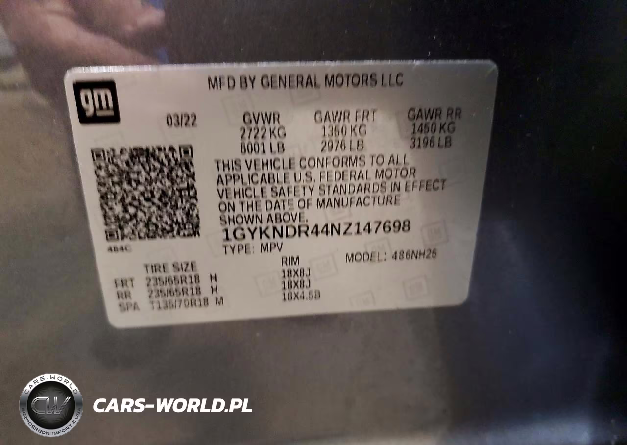2022 Cadillac Xt5 Premium Luxury VIN:1GYKNDR44NZ147698 - 14