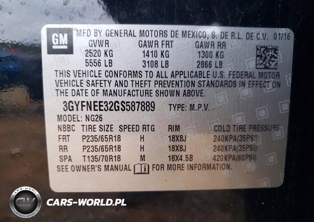 2016 Cadillac Srx Luxury Collection VIN:3GYFNEE32GS587889 - 13