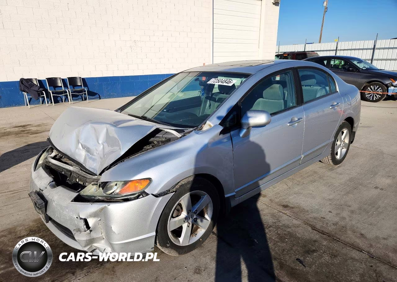 2008 Honda Civic Ex VIN:1HGFA15878L063801 - 1