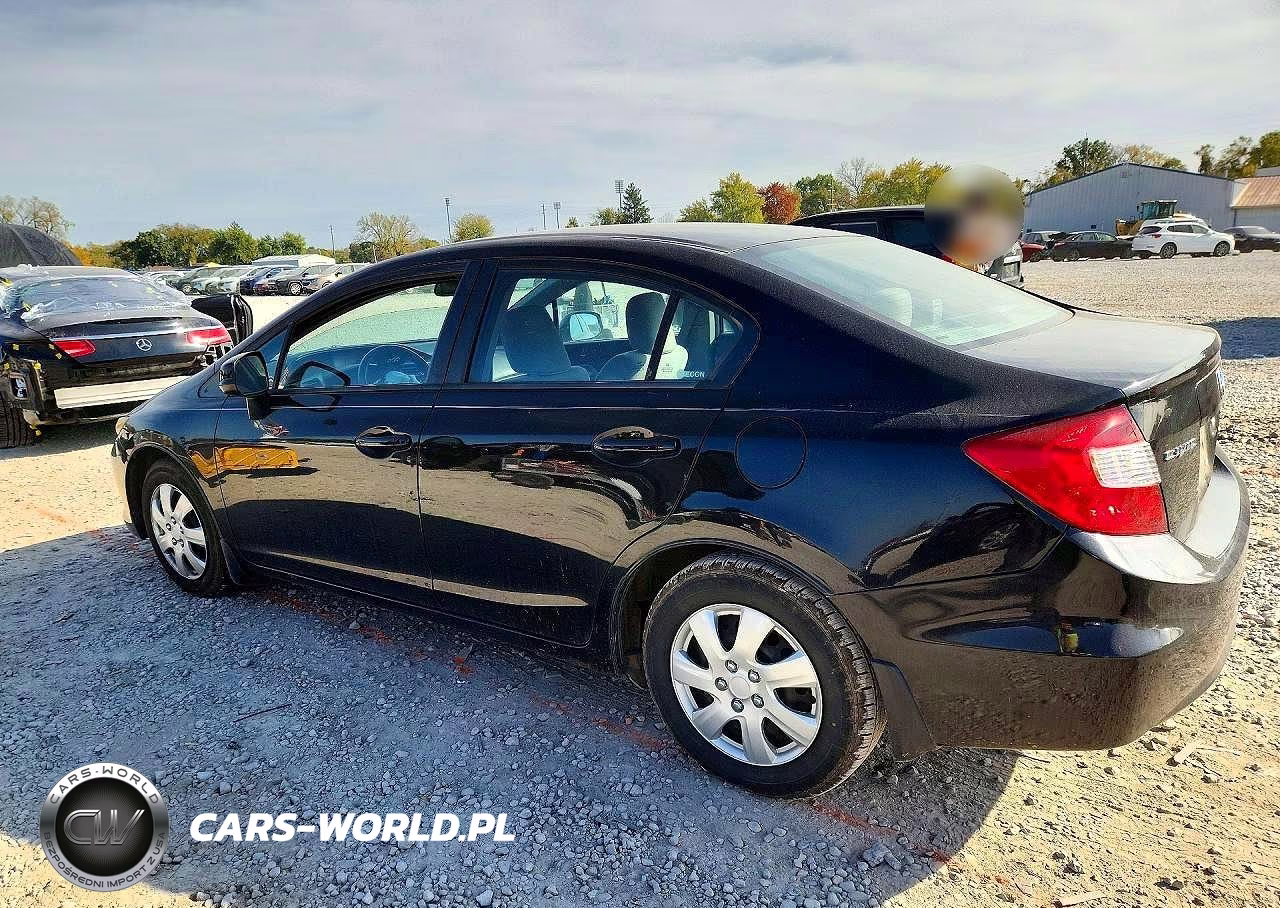2012 Honda Civic Lx VIN:19XFB2F58CE033214 - 2