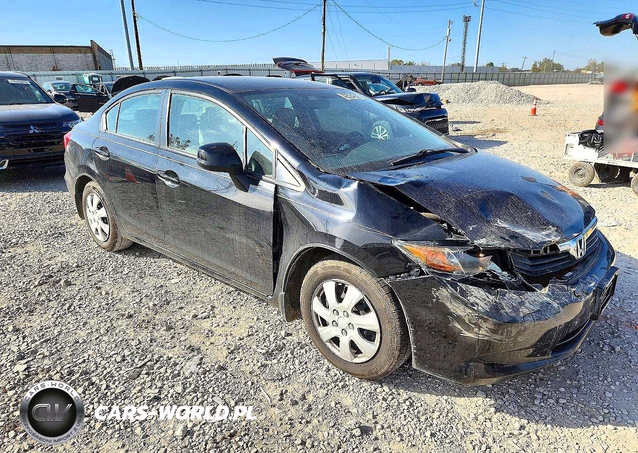 2012 Honda Civic Lx VIN:19XFB2F58CE033214 - 4
