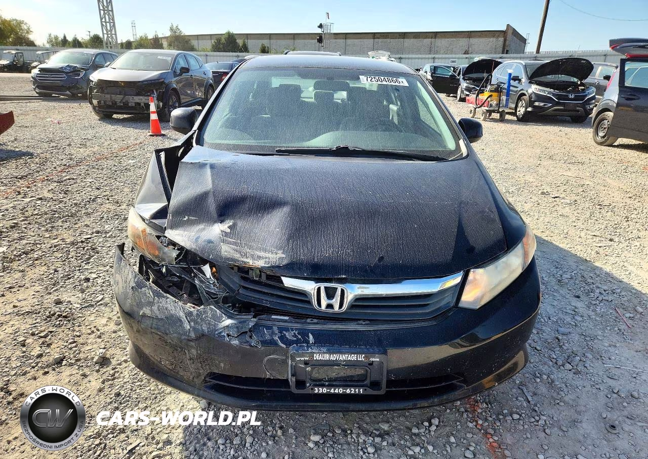 2012 Honda Civic Lx VIN:19XFB2F58CE033214 - 5