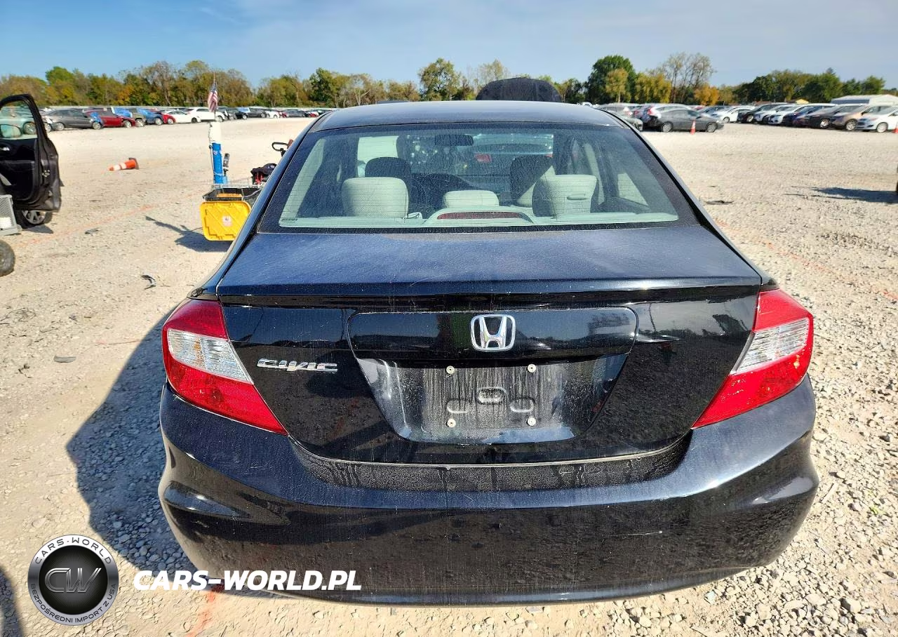2012 Honda Civic Lx VIN:19XFB2F58CE033214 - 6