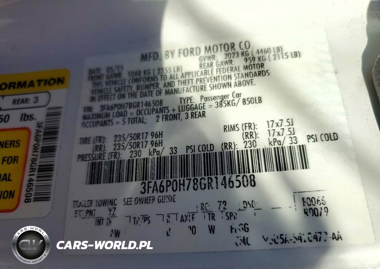 2016 Ford Fusion Se VIN:3FA6P0H78GR146508 - 12