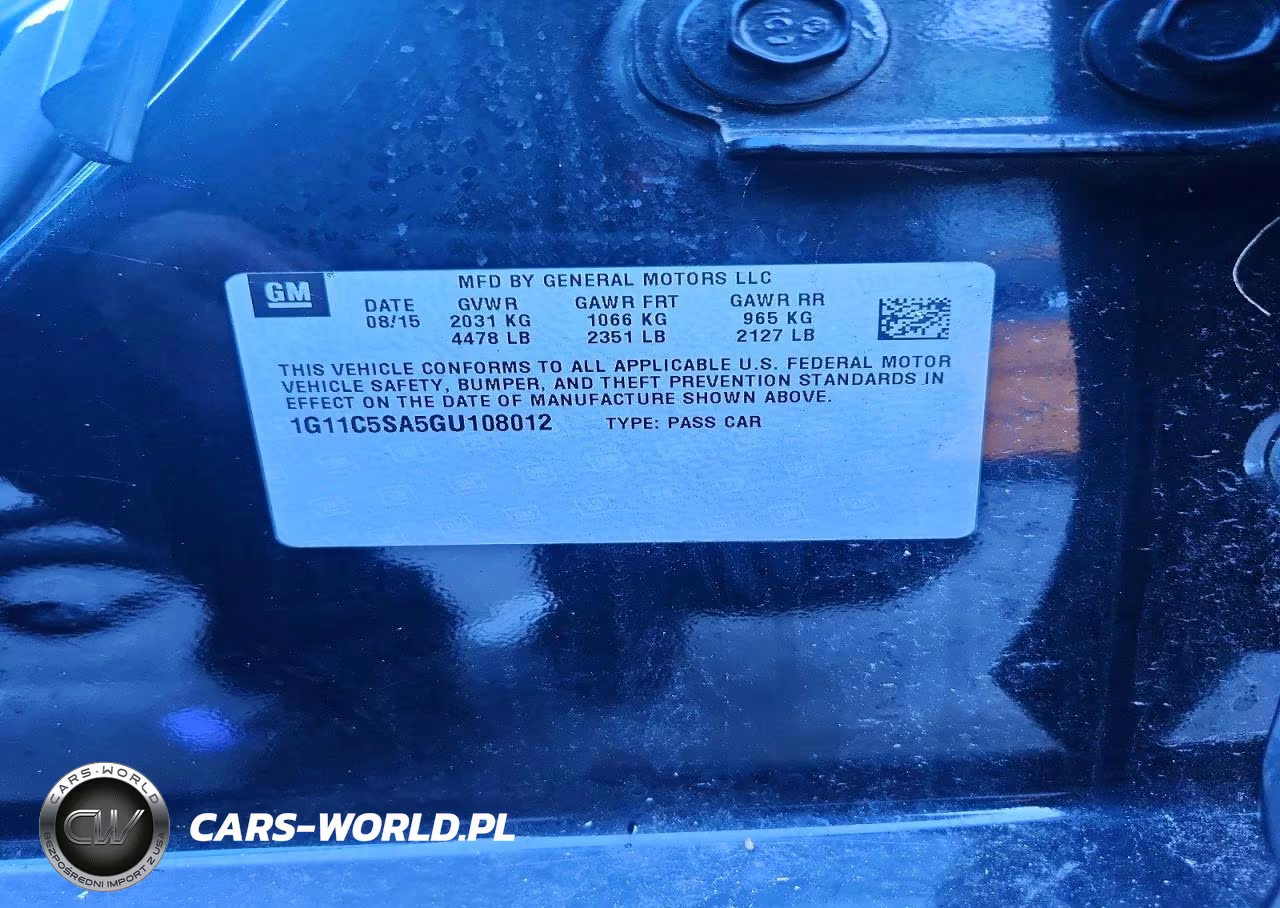 2016 Chevrolet Malibu Limited Lt VIN:1G11C5SA5GU108012 - 12