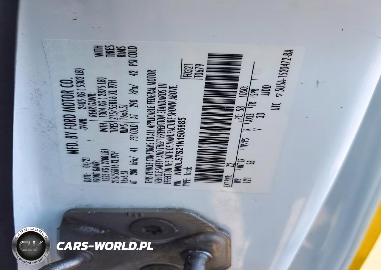 2022 Ford Transit Connect Xl VIN:NM0LS7S21N1506885 - 13