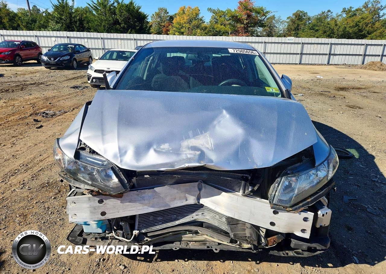 2013 Honda Civic Lx VIN:2HGFB2F54DH566846 - 5
