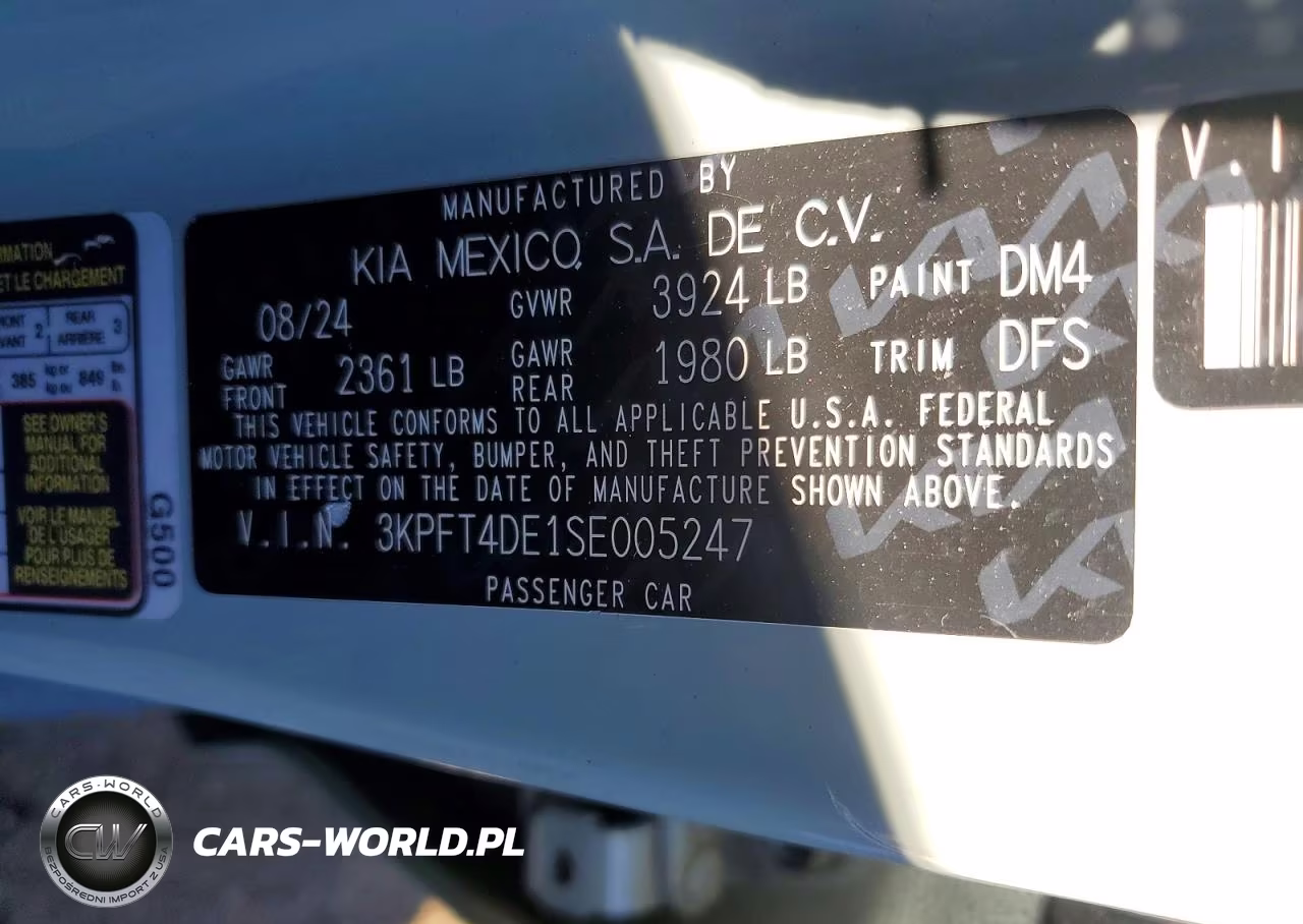 2025 Kia K4 Lxs VIN:3KPFT4DE1SE005247 - 12