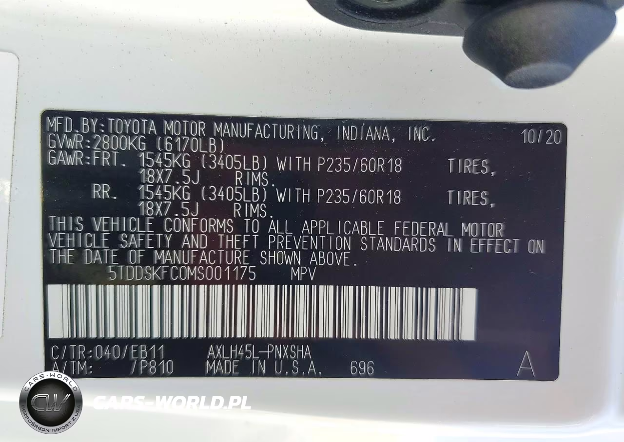 2021 Toyota Sienna Xse VIN:5TDDSKFC0MS001175 - 13