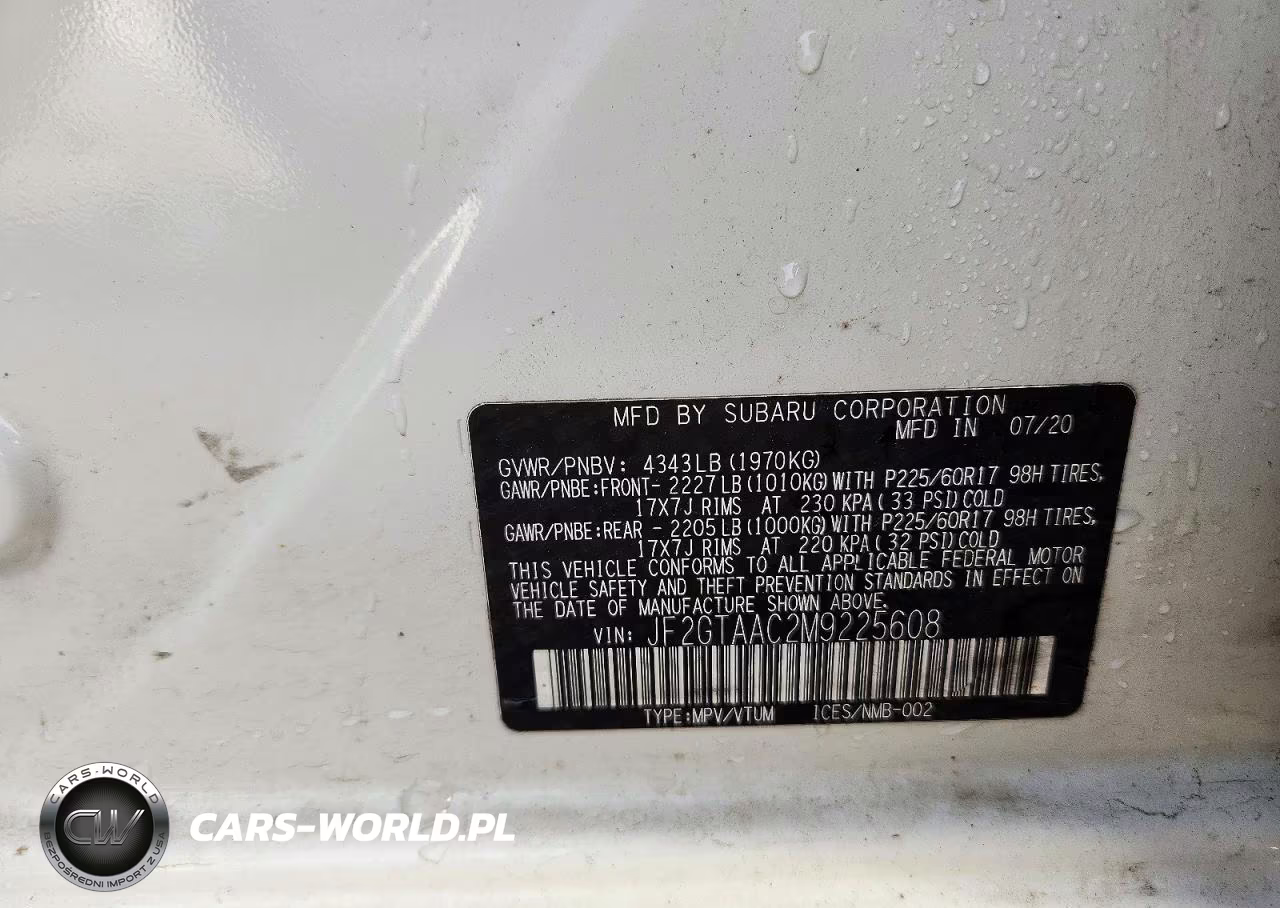 2021 Subaru Crosstrek VIN:JF2GTAAC2M9225608 - 13