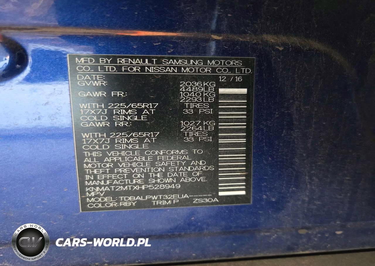 2017 Nissan Rogue S VIN:KNMAT2MTXHP528949 - 13