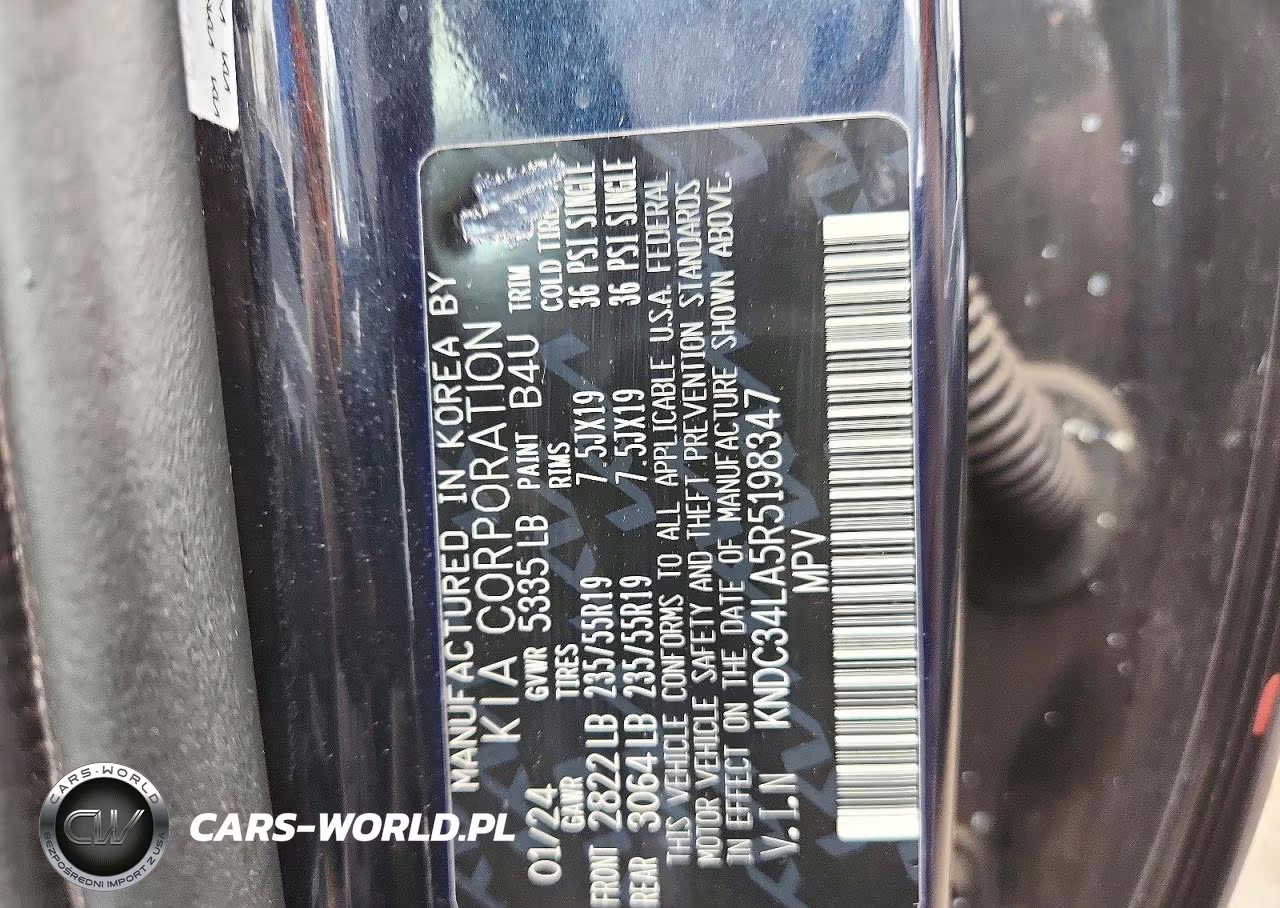 2024 Kia Ev6 Wind VIN:KNDC34LA5R5198347 - 13