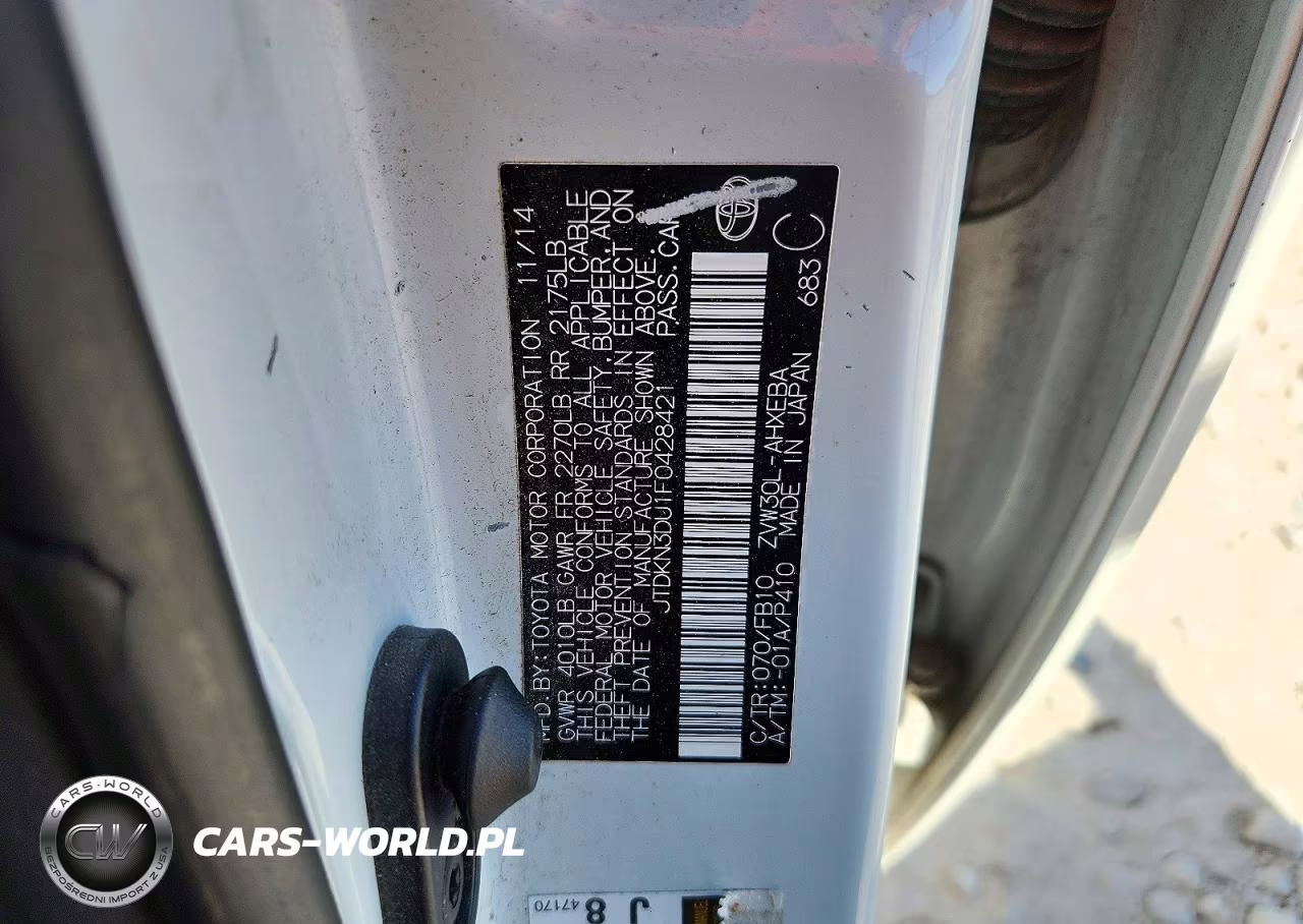 2015 Toyota Prius Three VIN:JTDKN3DU1F0428421 - 13