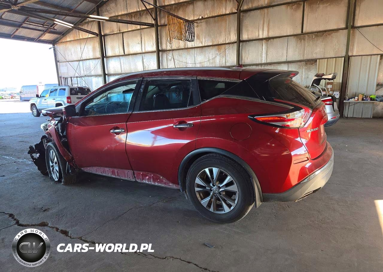 2015 Nissan Murano Sl VIN:5N1AZ2MG2FN213522 - 2