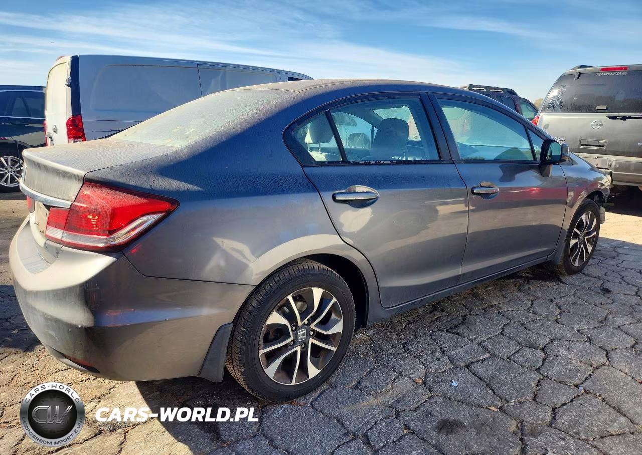 2013 Honda Civic Exl VIN:2HGFB2F90DH524502 - 3