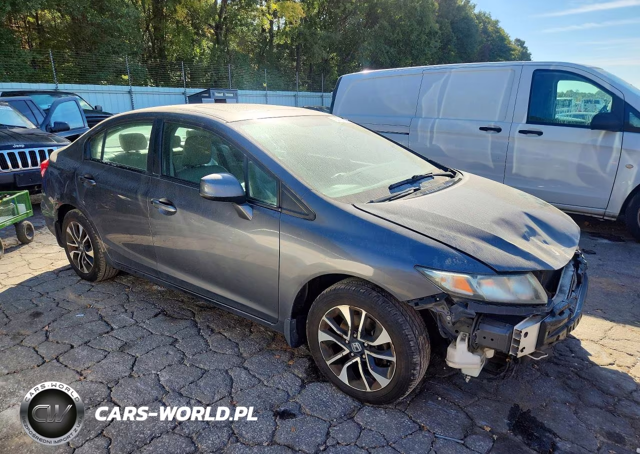 2013 Honda Civic Exl VIN:2HGFB2F90DH524502 - 4