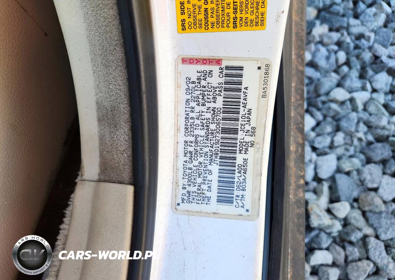 2003 Lexus Is 300 Base VIN:JTHBD192730065700 - 13