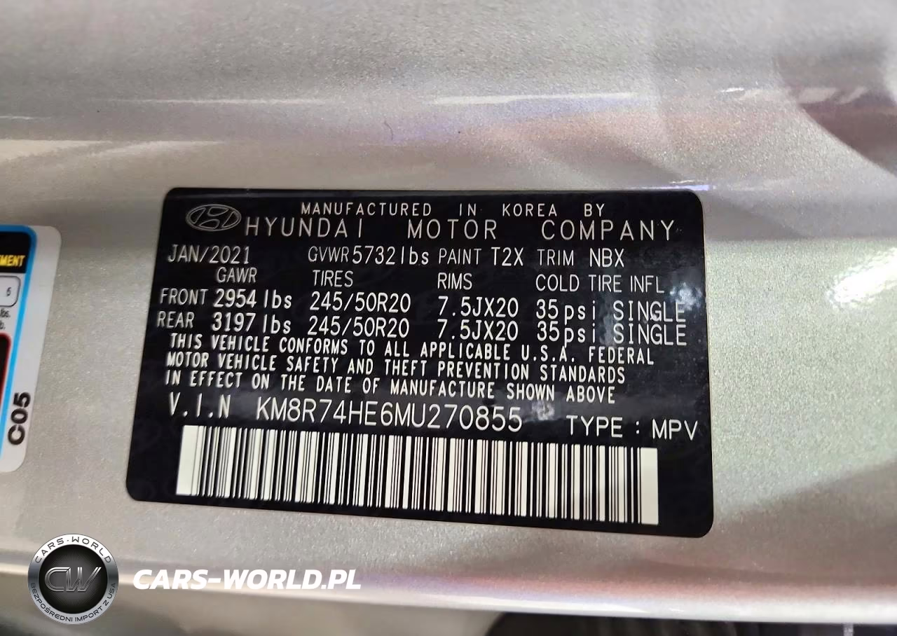 2021 Hyundai Palisade Calligraphy VIN:KM8R74HE6MU270855 - 13