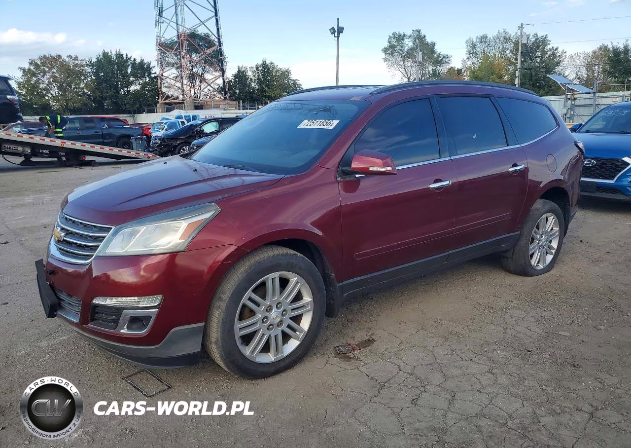 2015 Chevrolet Traverse Lt VIN:1GNKVGKD6FJ390115 - 1