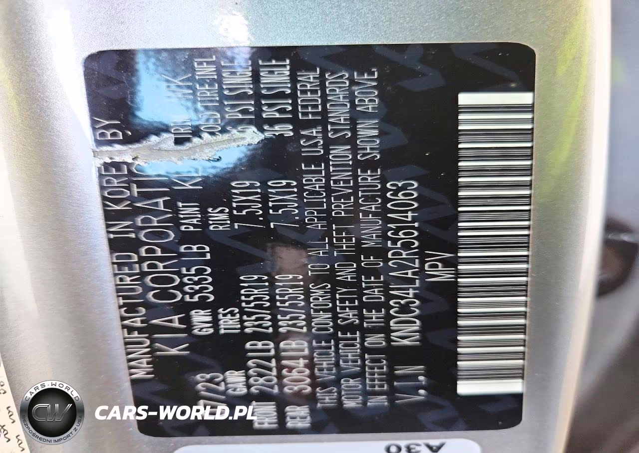 2024 Kia Ev6 Wind VIN:KNDC34LA2R5614063 - 12