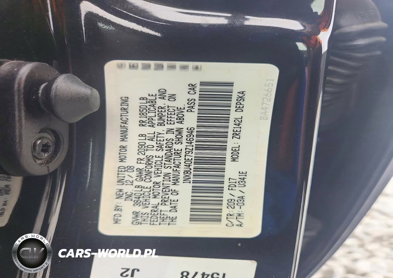2009 Toyota Corolla S VIN:1NXBU40E79Z146946 - 12