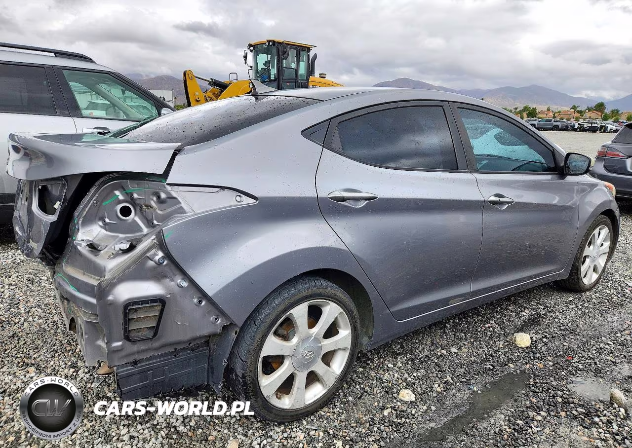 2012 Hyundai Elantra Limited VIN:KMHDH4AE6CU478511 - 3
