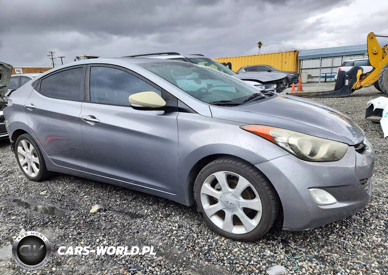 2012 Hyundai Elantra Limited VIN:KMHDH4AE6CU478511 - 4