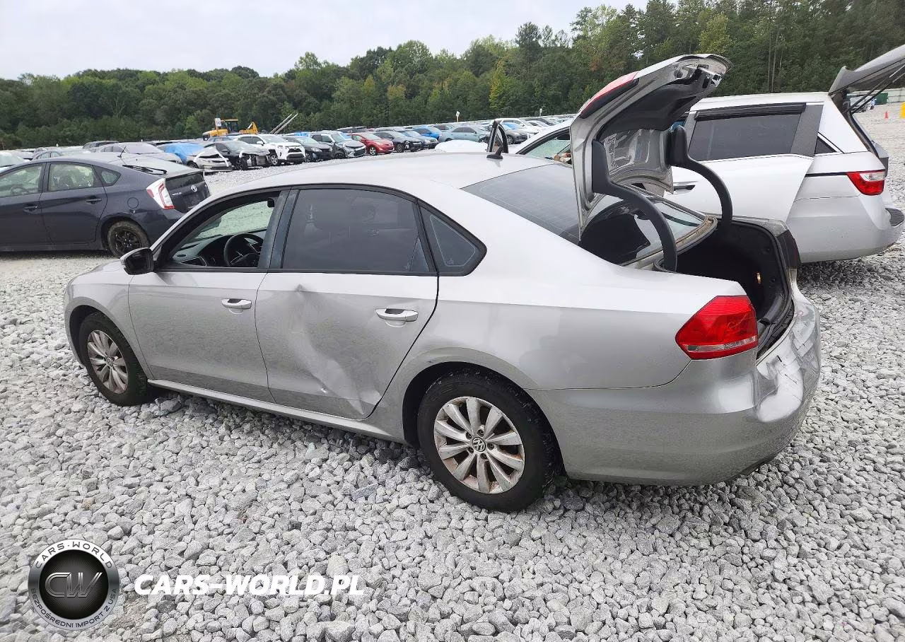 2013 Volkswagen Passat S VIN:1VWAH7A38DC109712 - 2