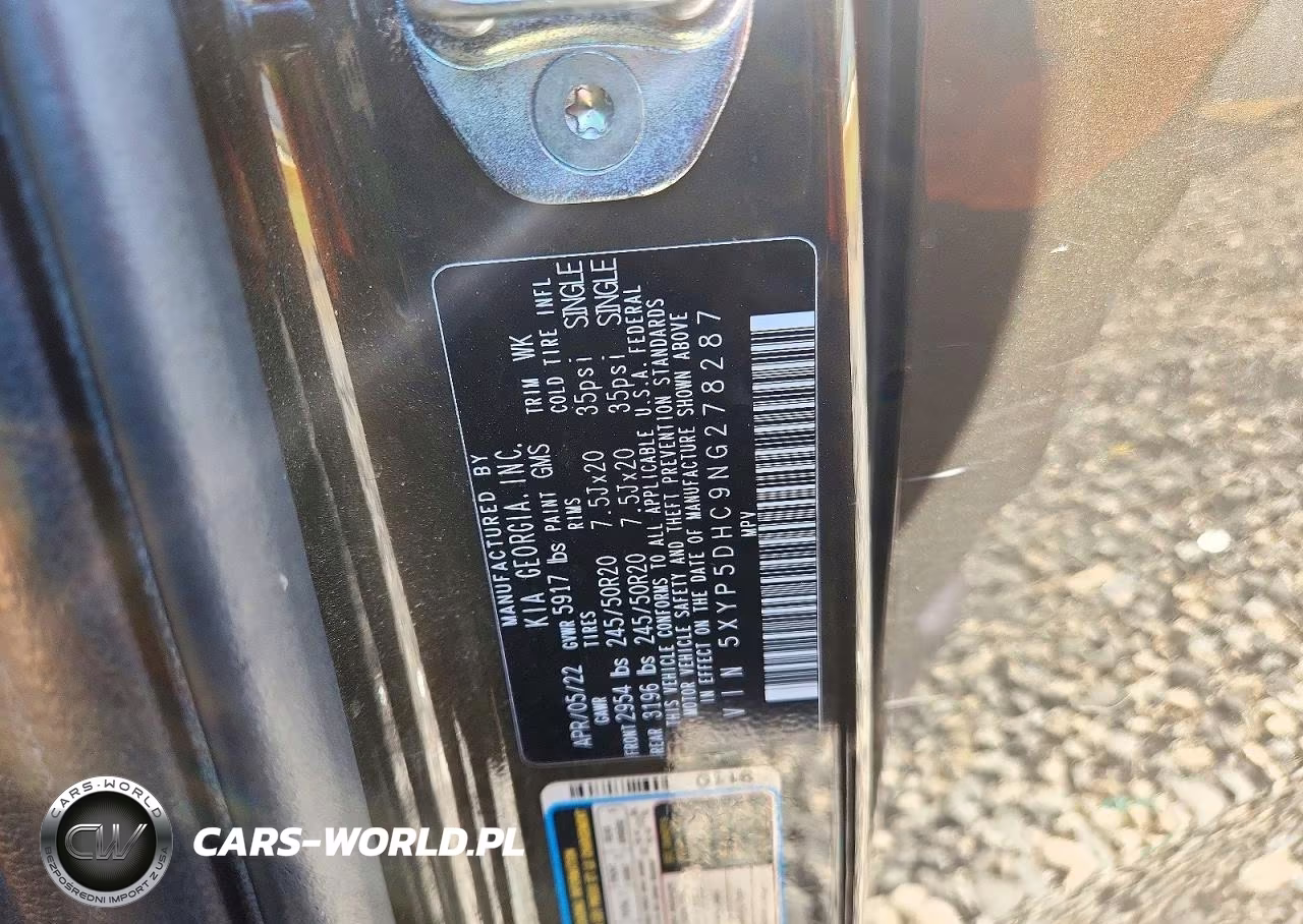 2022 Kia Telluride Sx VIN:5XYP5DHC9NG278287 - 14