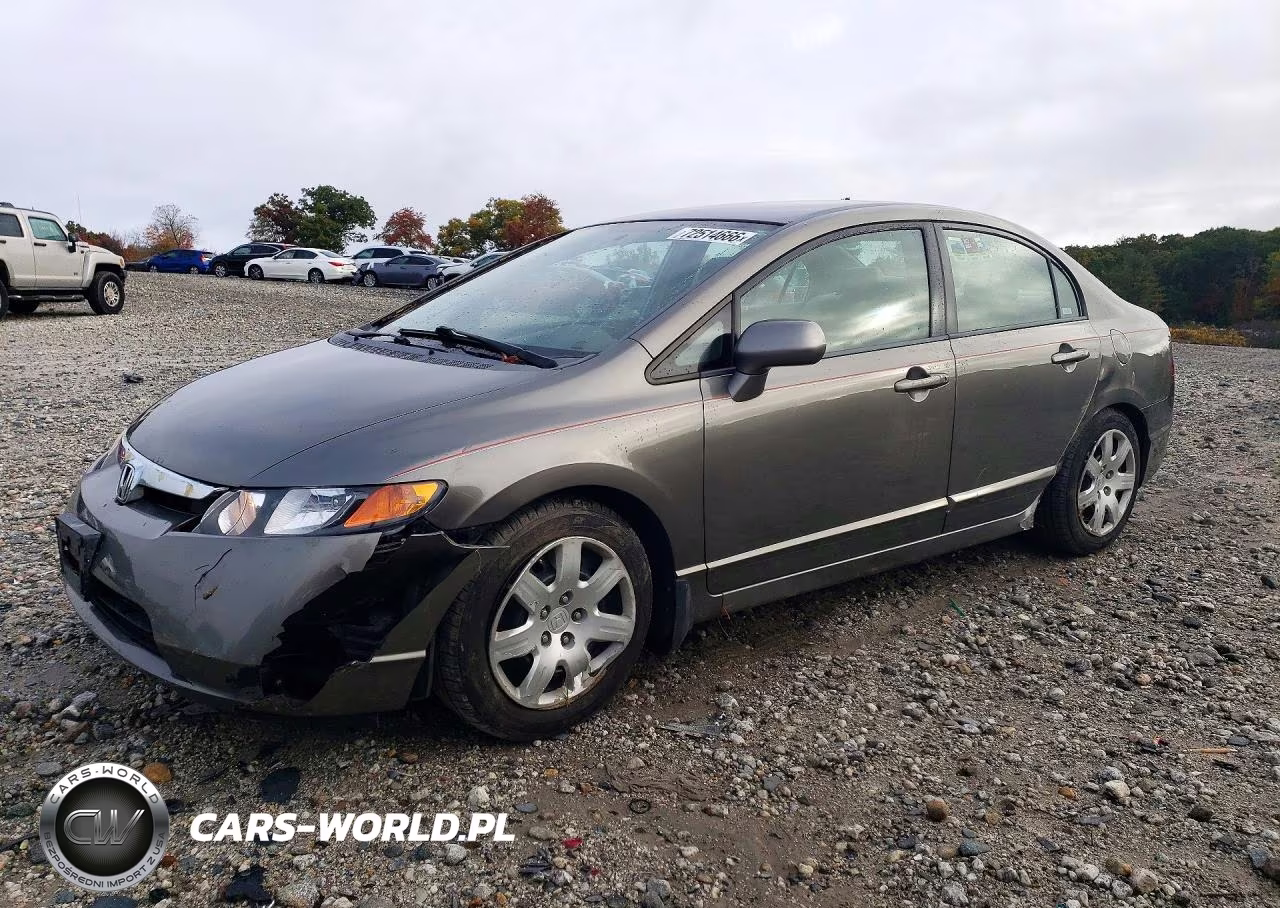 2008 Honda Civic Lx VIN:2HGFA16548H321743 - 1