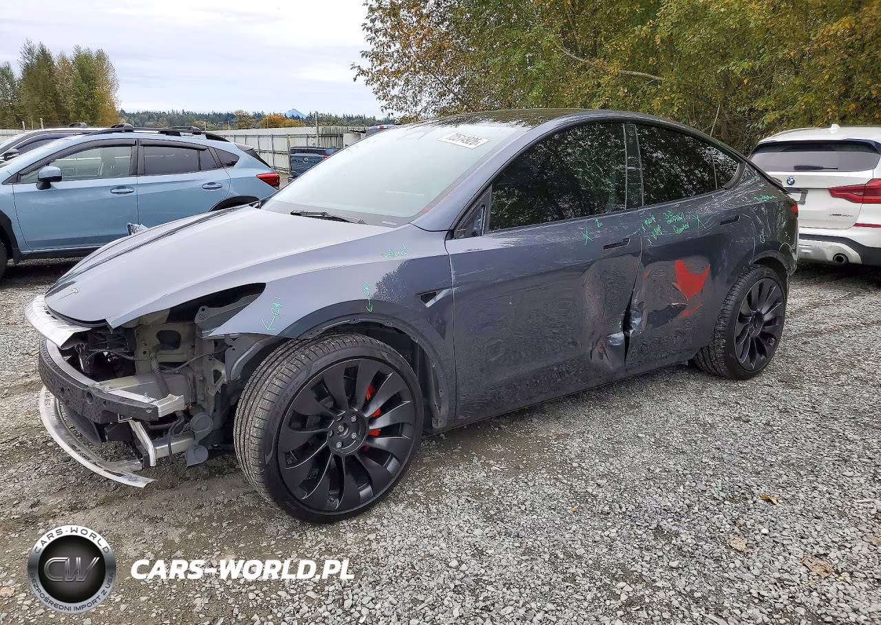 2022 Tesla Model Y VIN:7SAYGDEF2NF544580 - 1
