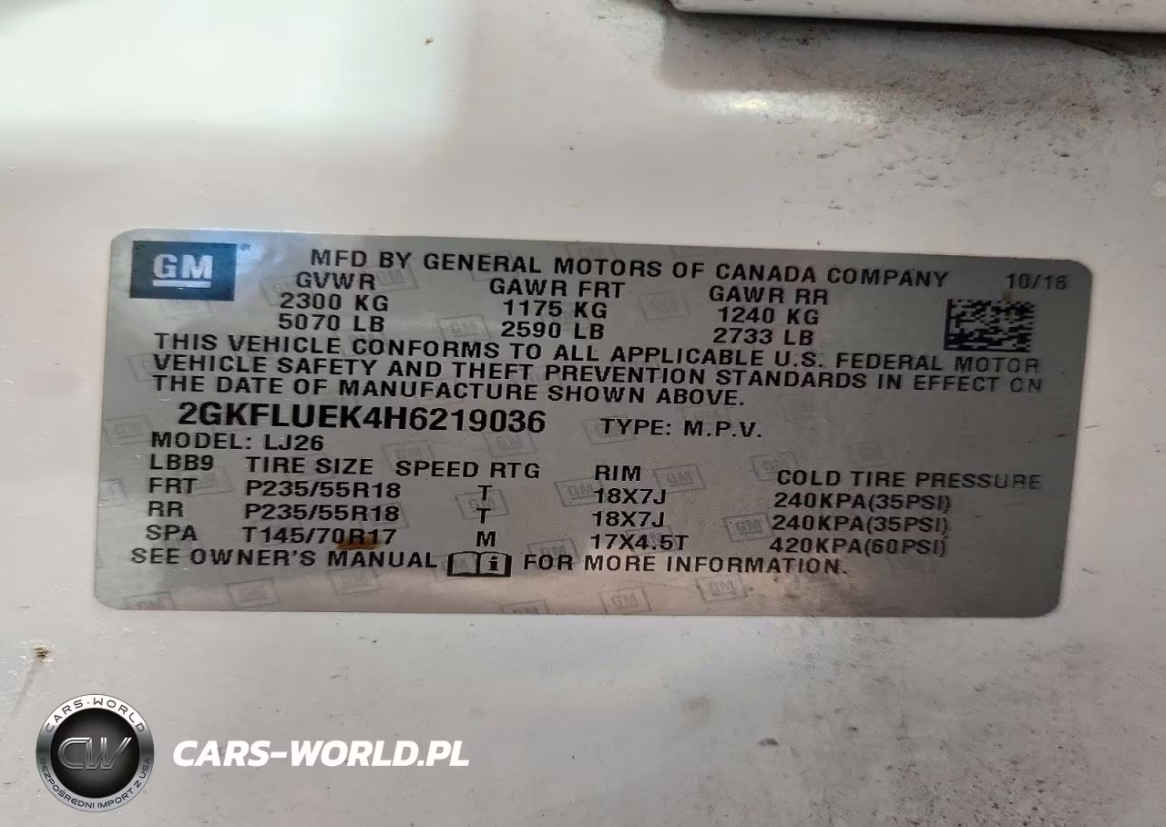 2017 GMC Terrain Slt VIN:2GKFLUEK4H6219036 - 14