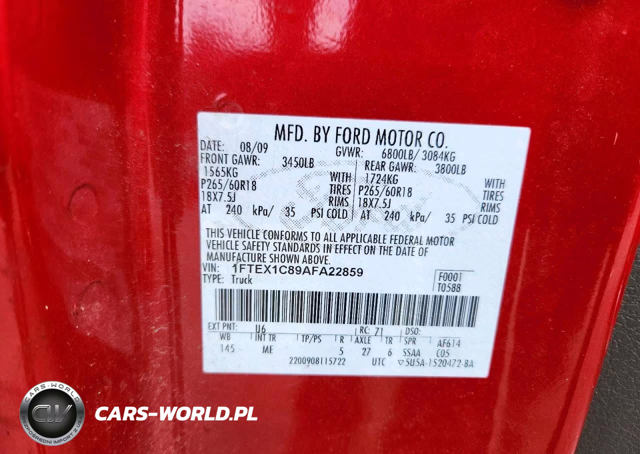 2010 Ford F150 Super Cab VIN:1FTEX1C89AFA22859 - 12