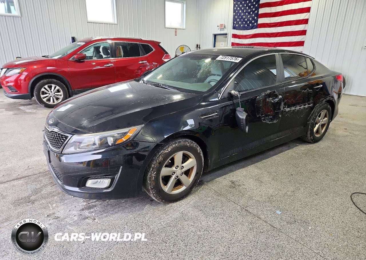 2014 Kia Optima Lx VIN:5XXGM4A70EG304103 - 1