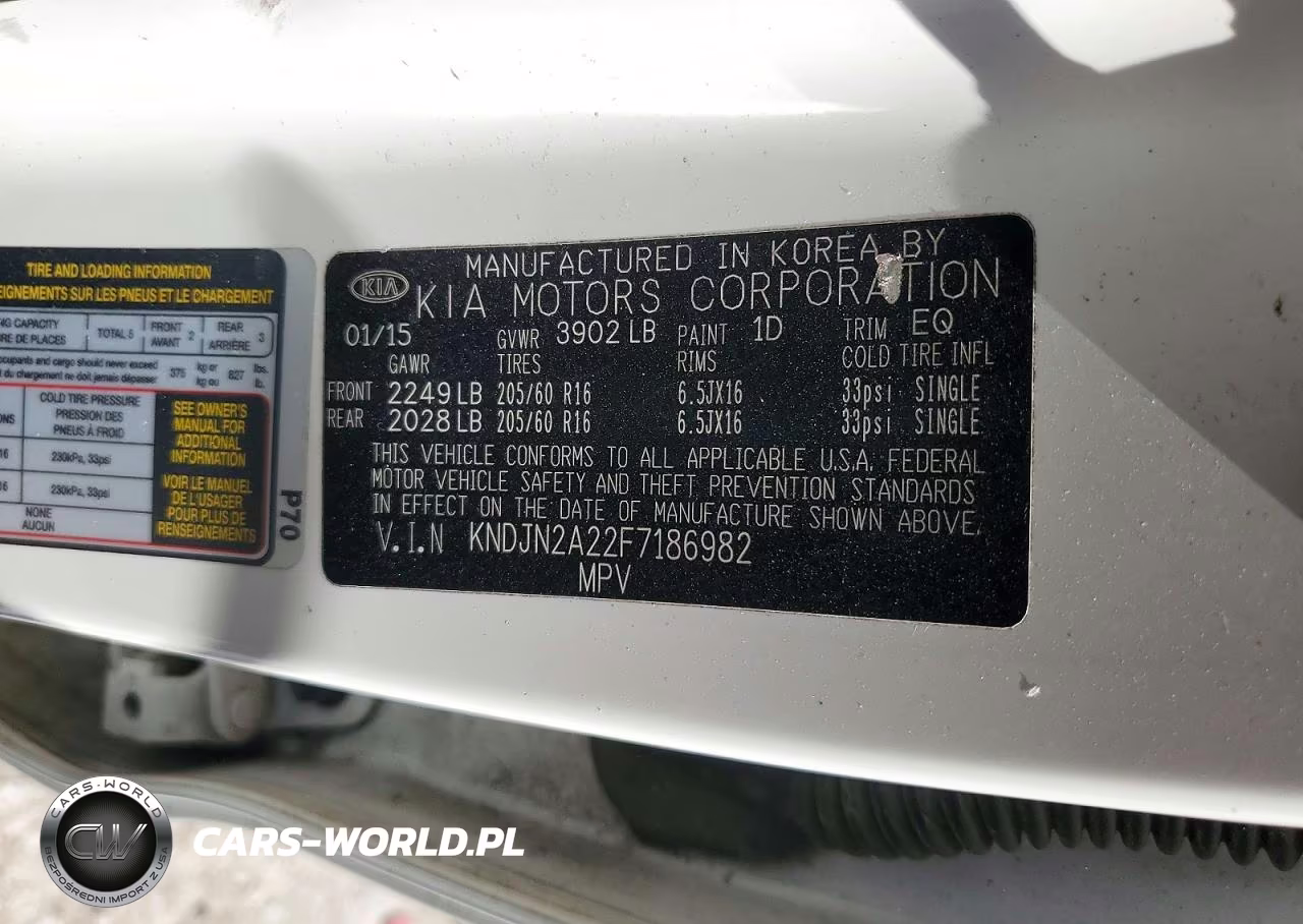 2015 Kia Soul Base VIN:KNDJN2A22F7186982 - 12