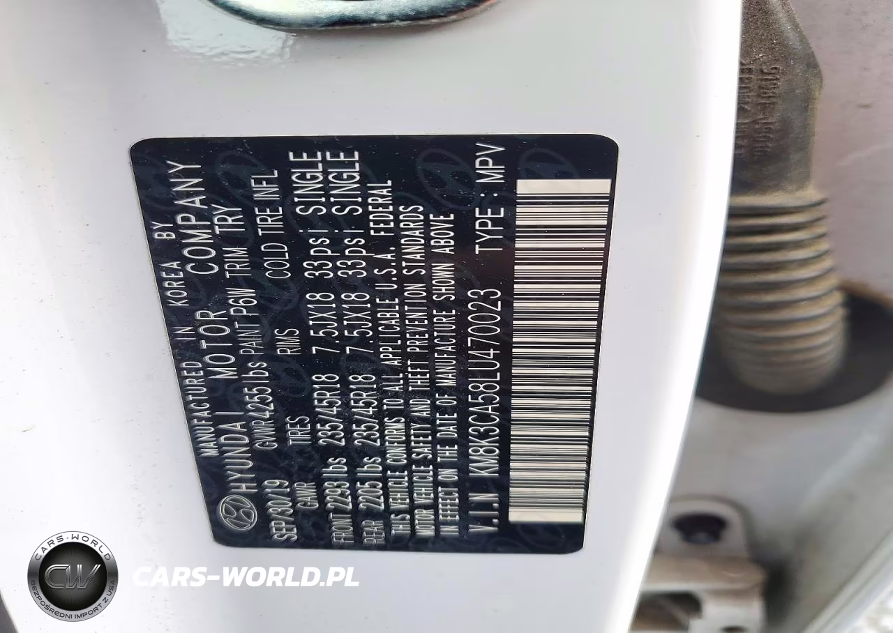 2020 Hyundai Kona Limited VIN:KM8K3CA58LU470023 - 14