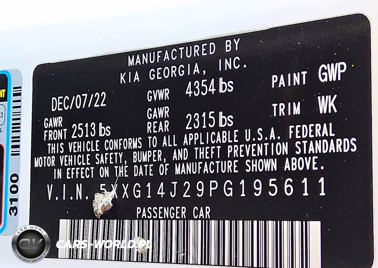 2023 Kia K5 Lxs VIN:5XXG14J29PG195611 - 12