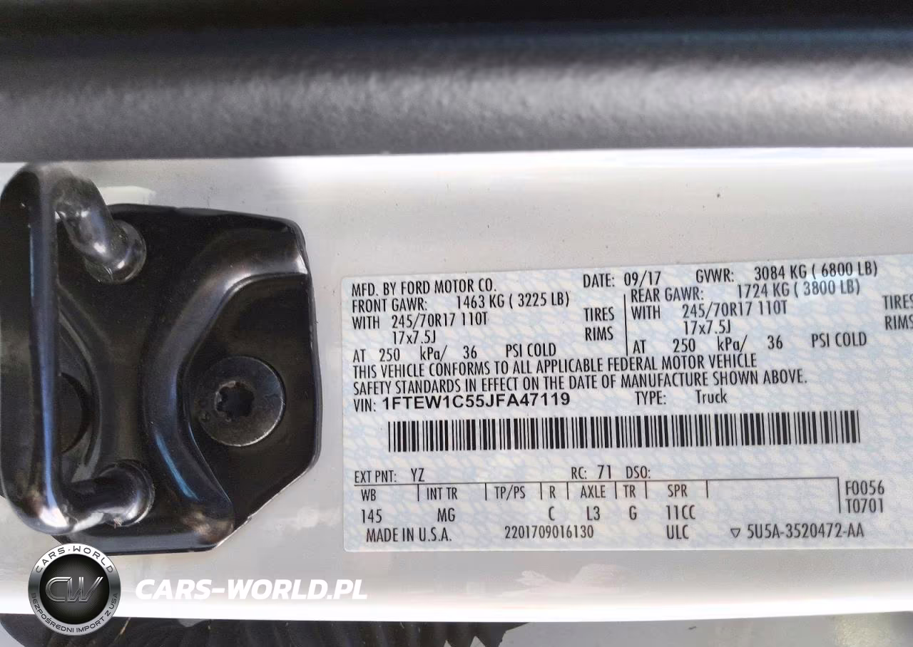 2018 Ford F150 Supercrew VIN:1FTEW1C55JFA47119 - 12
