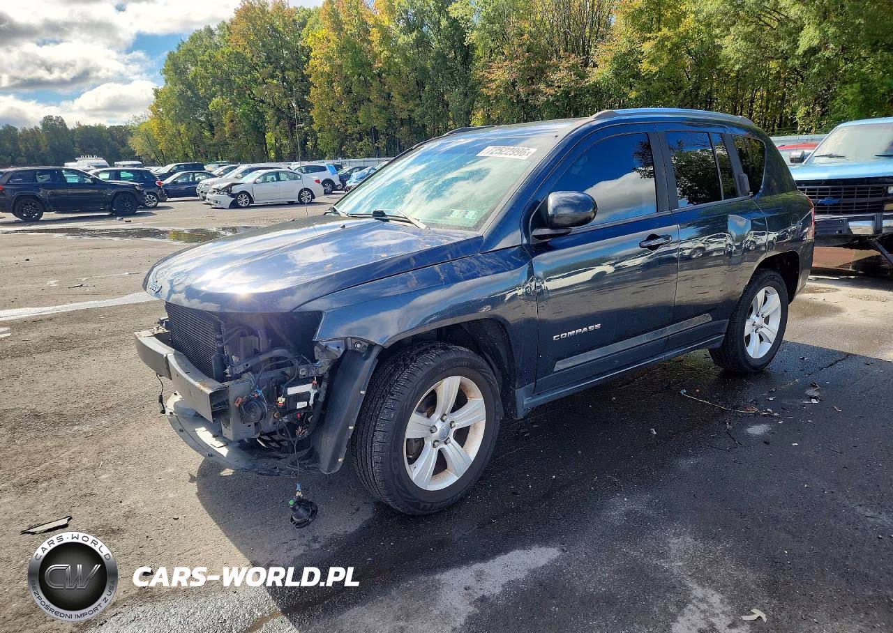 2014 Jeep Compass Latitude VIN:1C4NJDEB3ED827303 - 1