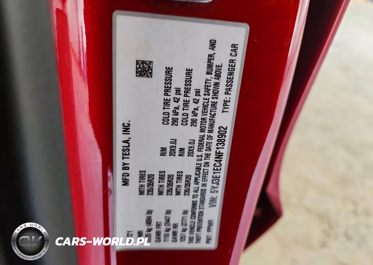 2022 Tesla Model 3 VIN:5YJ3E1EC4NF138902 - 12