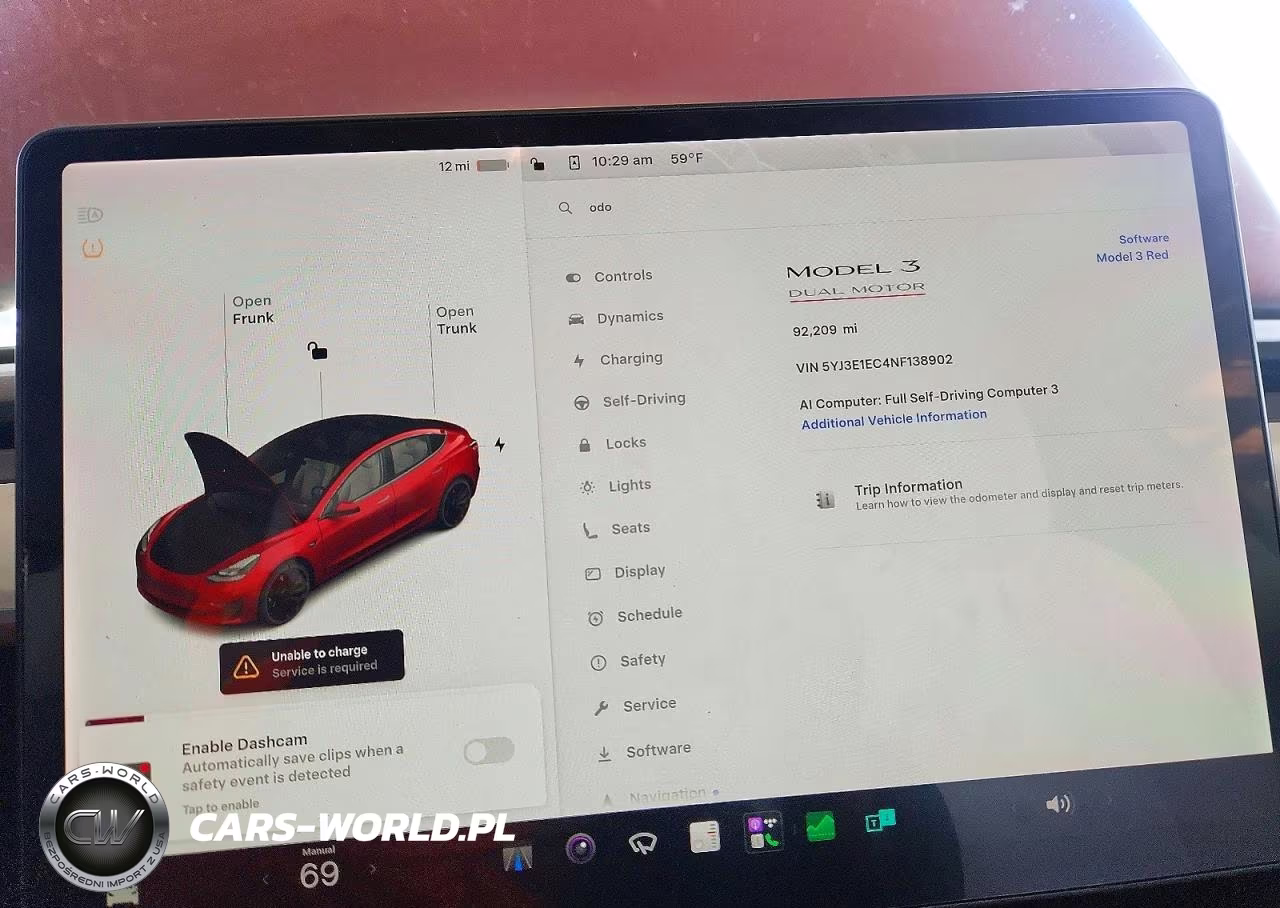 2022 Tesla Model 3 VIN:5YJ3E1EC4NF138902 - 9
