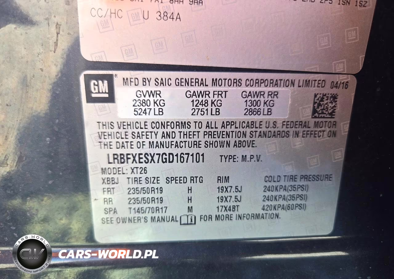 2016 Buick Envision Premium VIN:LRBFXESX7GD167101 - 13