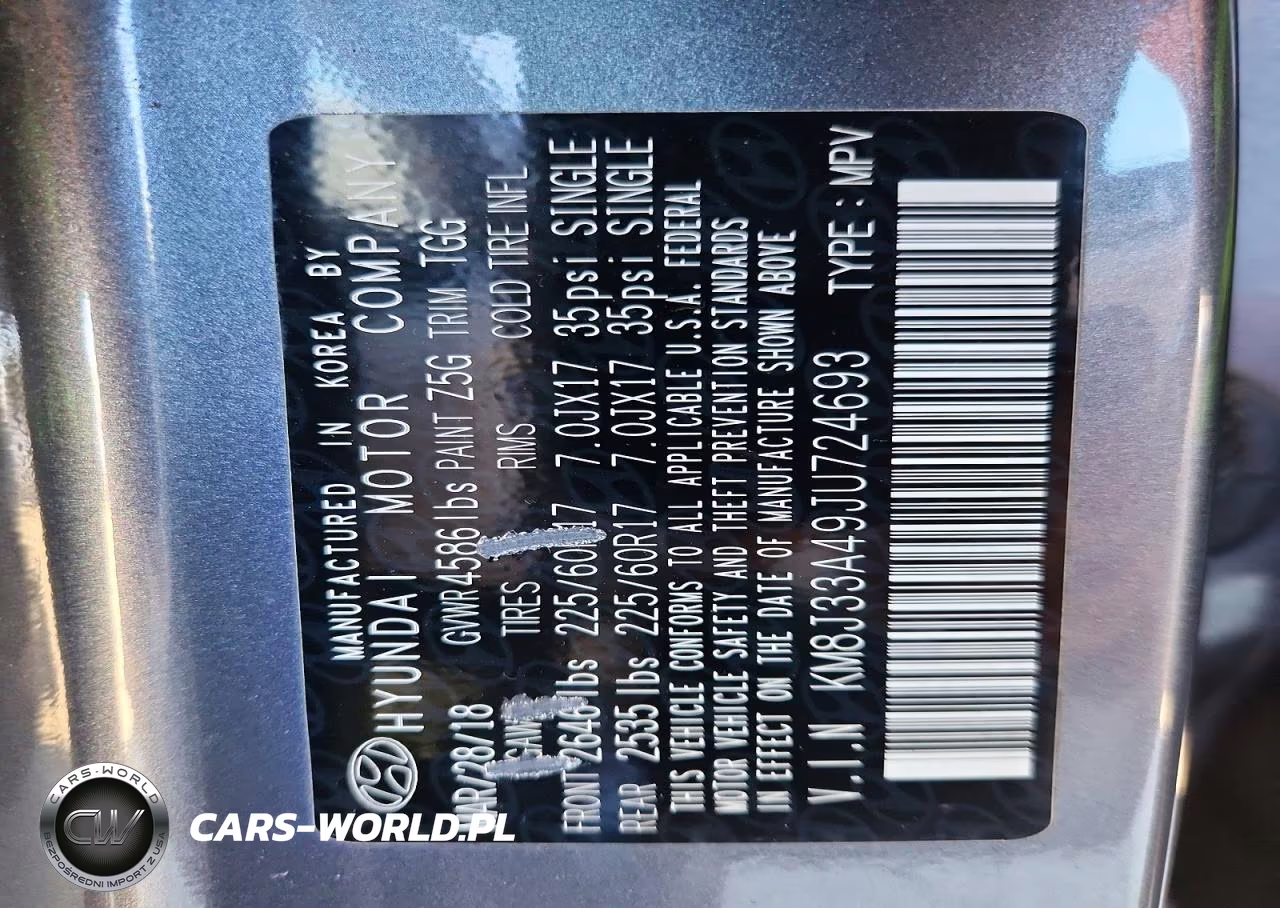 2018 Hyundai Tucson Sel VIN:KM8J33A49JU724693 - 13