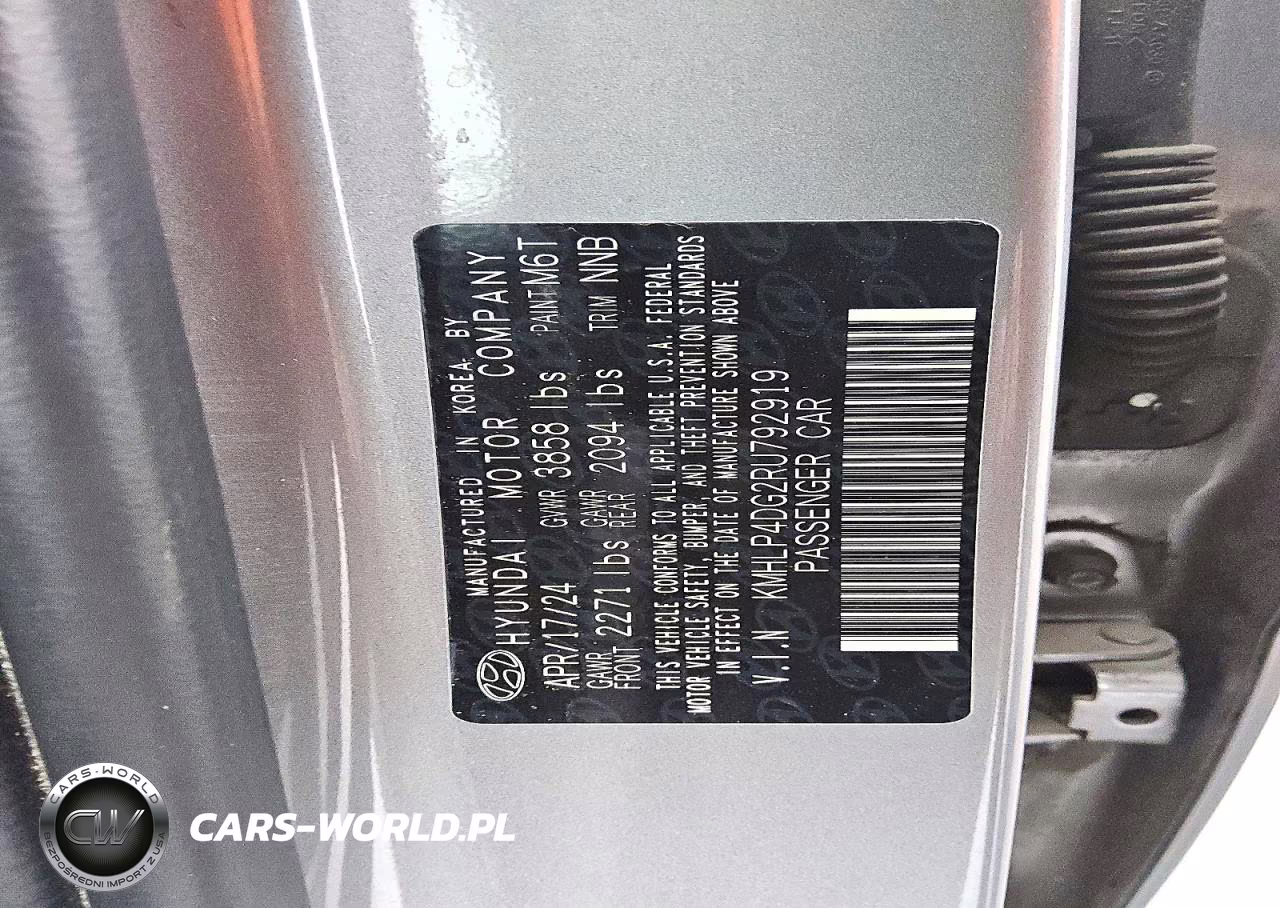 2024 Hyundai Elantra Limited VIN:KMHLP4DG2RU792919 - 13