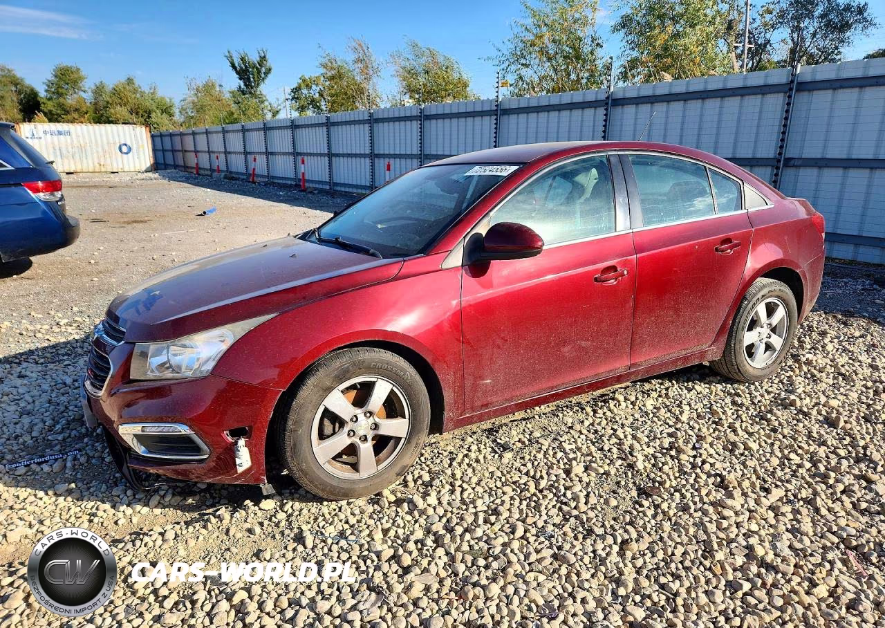 2015 Chevrolet Cruze Lt VIN:1G1PC5SB0F7189873 - 1